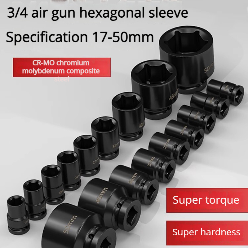 Workshop Cutting Tools - Jeu de Douilles Hexagonales RapDuty, Épaissie,