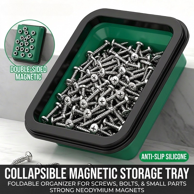 Magnetic Parts Tray - Bac magnétique en silicone avec compartiments