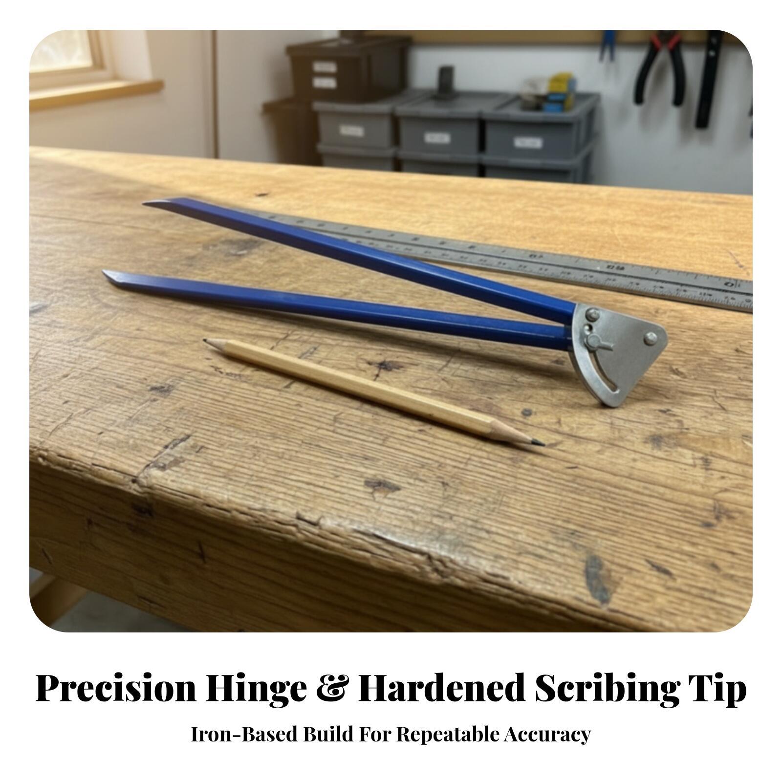 Marking Tools In Workshop - Compas de marquage réglable avec vis
