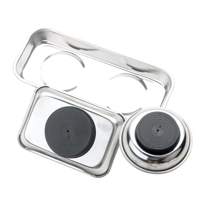Magnetic Parts Tray - Bol magnétique carré, durable avec plateau