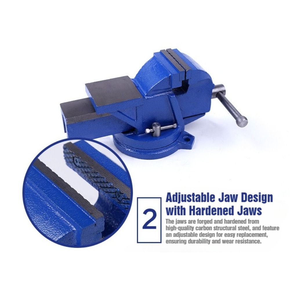 Étau d'établi robuste de 6 po  - Bench Vise Swivel avis et prix
