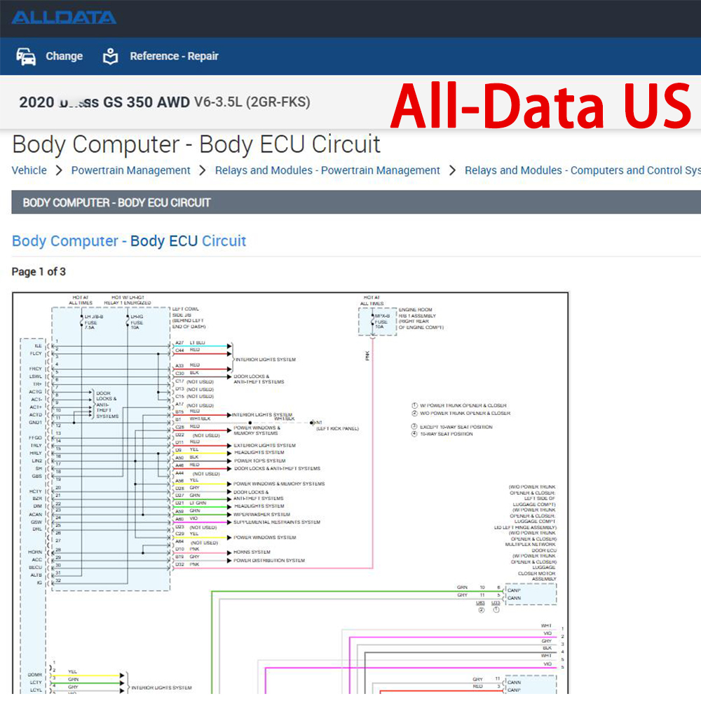 Logiciel en ligne Alldata 2026 - Workshop Tools Online avis et prix