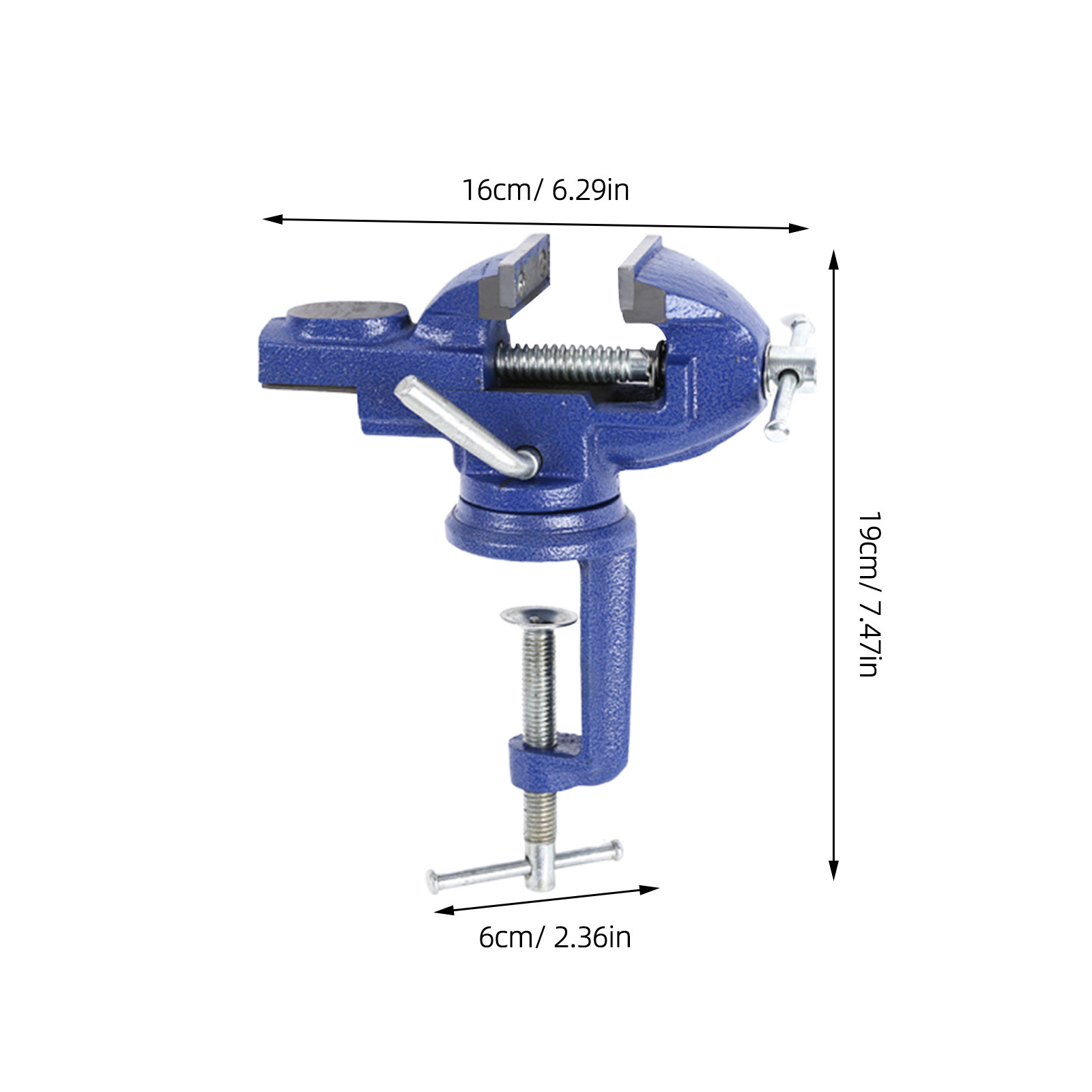 Mini étau de table rotatif de  - Bench Vise Swivel avis et prix