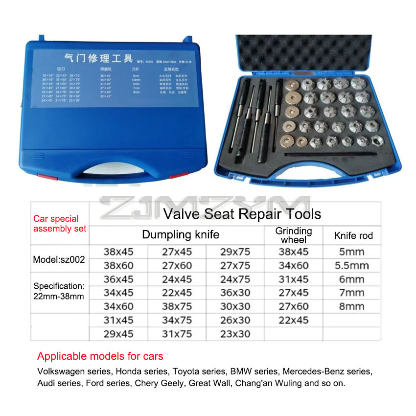 Jeu d'alésoir de siège de Valv - Workshop Tools Automotive avis et prix