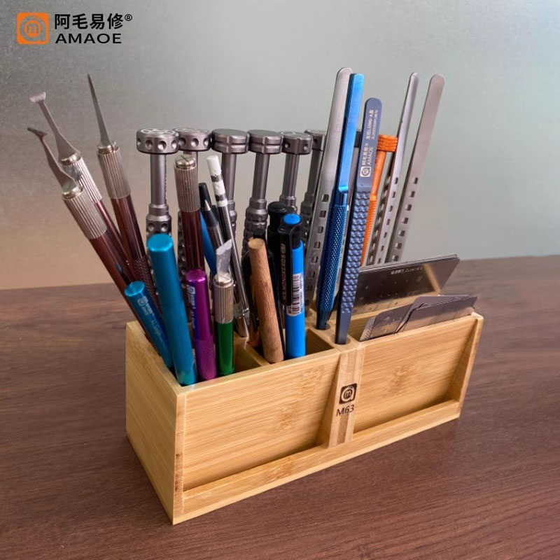 Amaoe M63 Bambo boîte de range - Workshop Cutting Tools avis et prix