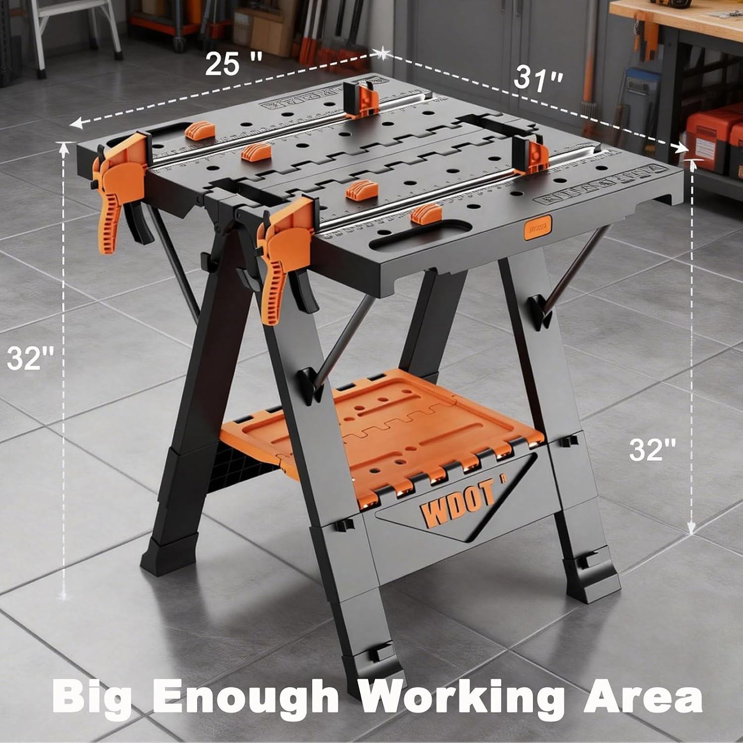 Table d'atelier 2 en 1, table  - Workbench Portable Fold avis et prix