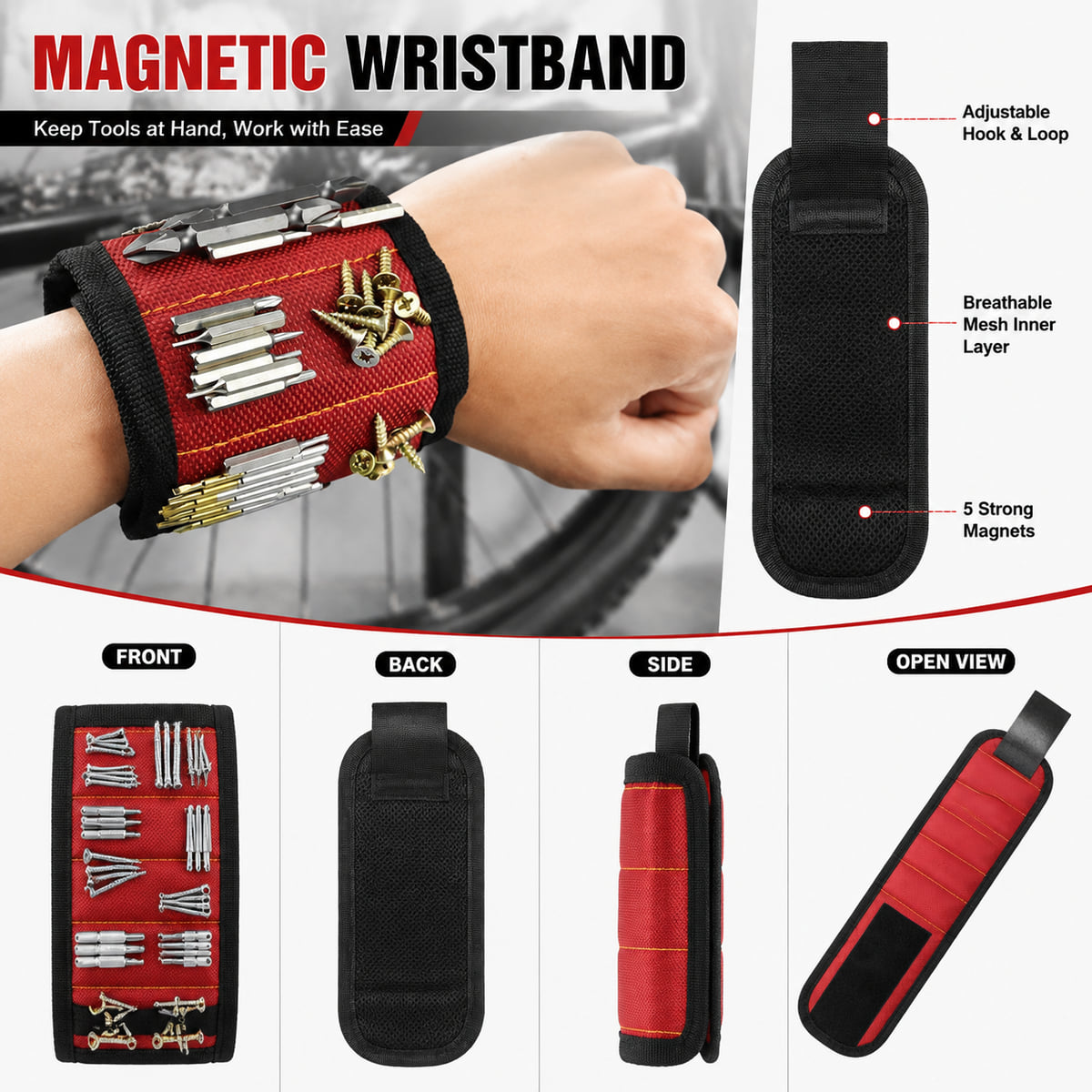 PINMOAP Bracelet magnétique po - Tools In Electrical Workshop avis et prix