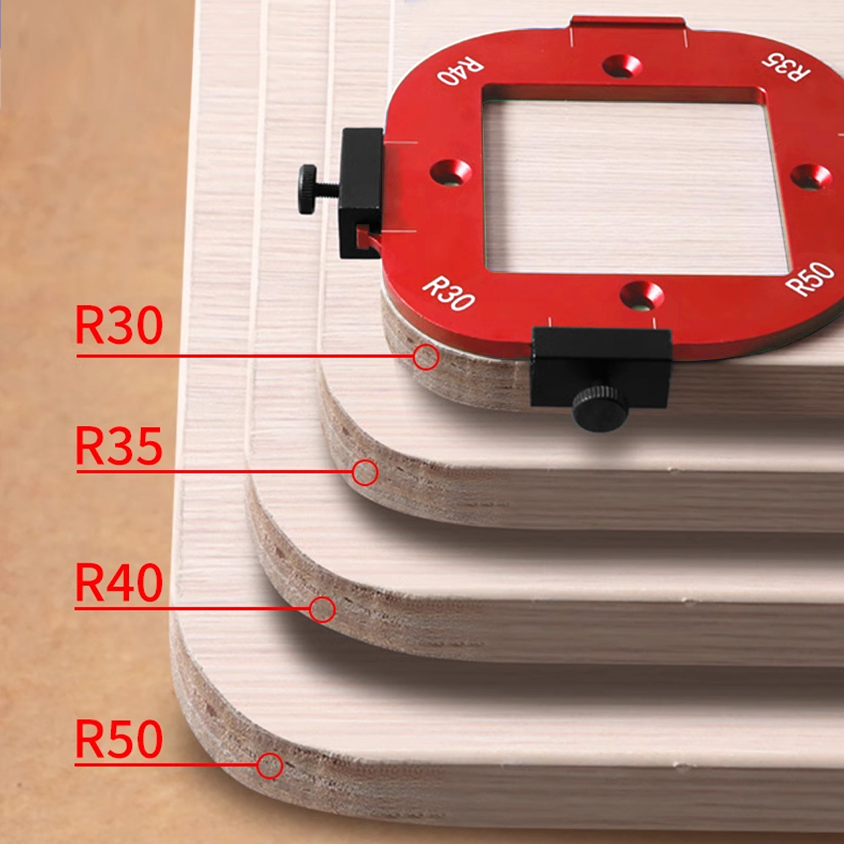 Kit de gabarits de rayon de co - Workshop Cutting Tools avis et prix