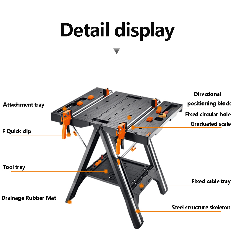 Scie à table mobile portable W - Workbench Portable Fold avis et prix